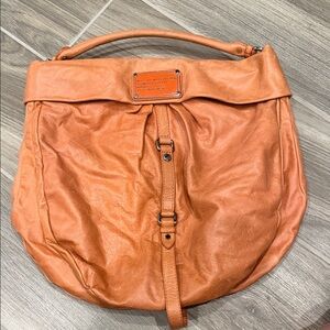 Marc By Marc Jacobs Orange Leather Hobo Bag